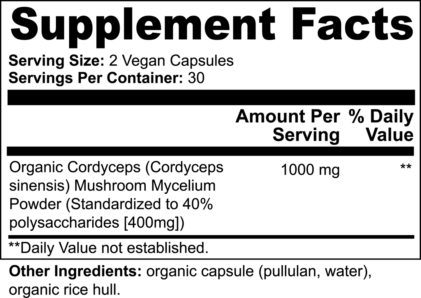 CORDYCEPS MUSHROOM